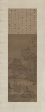 "Dong Qichang Changqian Relic Pavilion Picture Scroll", Dong Qichang
