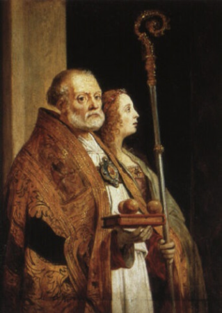 St. Nicholas of Bari and the Magdalene, David Teniers the Younger