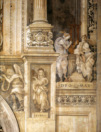 View of the Strozzi Chapel (detail), Filippino Lippi, between 1487 and 1502