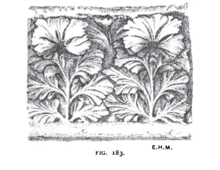 Fig 183 -Sculpture of String-Course, Noyon, Charles Herbert Moore
