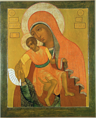 Simon Ushakov - Богоматерь Елеуса Киккская (Владимиро-Сузд.), Simon Ushakov, 1675