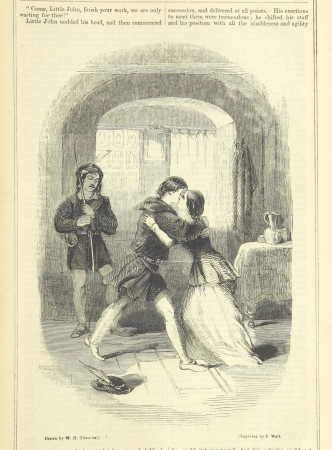 British Library digitised image from page 177 of "Robin Hood and Little John or, the Merry Men of Sherwood Forest" (11031982055)
