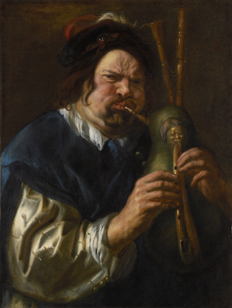 The Bagpipe Player, Jacob Jordaens, between 1640 and 1645