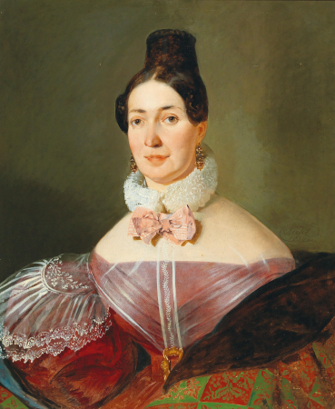 Portrait of a Lady, Matthias Ranftl, 1834