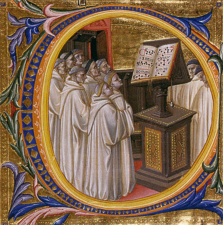 Camaldolese Friars in Choir, Zanobi Strozzi, between 1450 and 1455