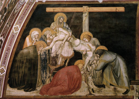 Deposition of Christ from the Cross, Pietro Lorenzetti, circa 1320