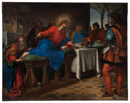 Christ and Mary Magdalen in the House of Simon, Carlo Dolci, between 1643 and 1647