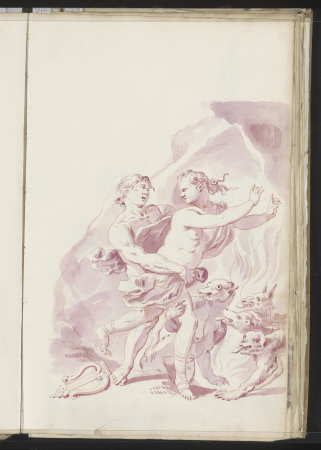 Orpheus en Eurydice, BI-1926-517-48(R), Jacob Toorenvliet, circa 1701