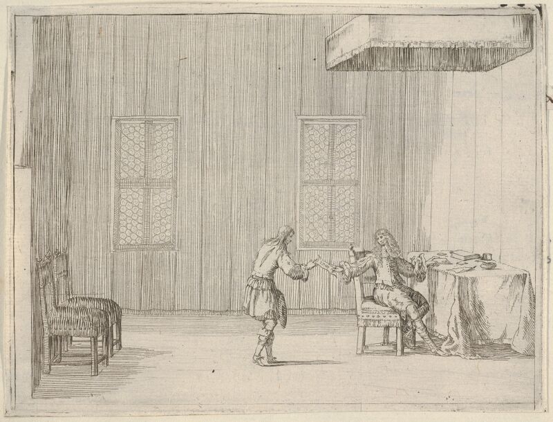 Francesco I d'Este Drafts a Document that Prevents Individuals from Conspiring Against the State, from L'Idea di un Principe ed Eroe Cristiano in Francesco I d'Este, di Modena e Reggio Duca VIII [...], 1659