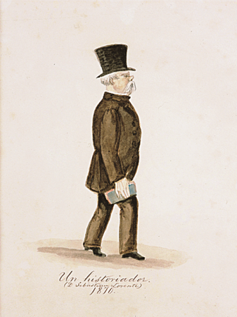 Un historiador (D. Sebastian Lorente) 1870, Ignacio Merino