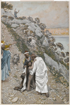 The Swine Driven into the Sea, James Tissot, between 1886 and 1896