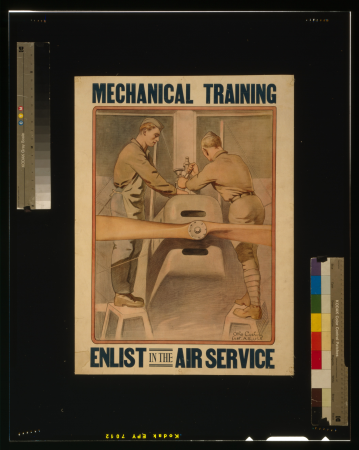 Mechanical training-Enlist in the Air Service LCCN2002708933, Otho Cushing, 1919
