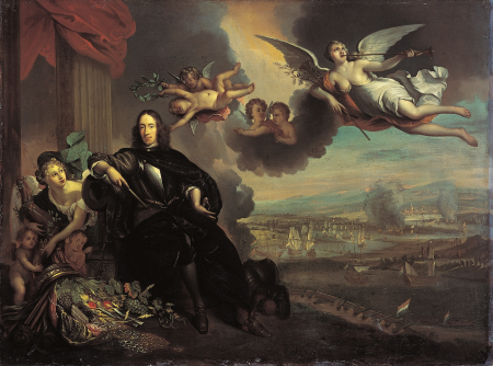 The glorification of Cornelis de Witt, Jan de Baen, between 1667 and 1670