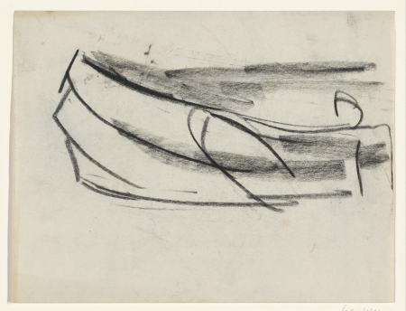 Schetsblad met schip, RP-T-1960-441, Leo Gestel, between 1891 and 1941