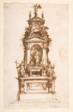 Design for an Altar Erected for the Holy Week, Mauro Antonio Tesi, 1730–66