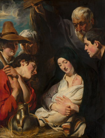 The Adoration of the Shepherds, Jacob Jordaens, circa 1617