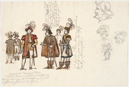 Dragtstudier, Martinus Rørbye