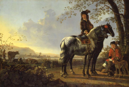 Horsemen Resting in a Landscape, Aelbert Cuyp, between 1655 and 1659