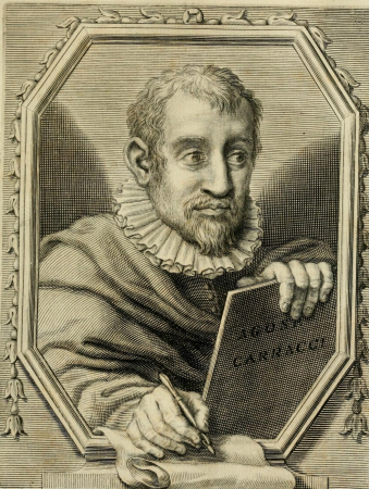 Portrait of Agostino Carracci, Albertus Clouwet