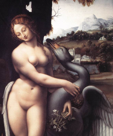 Template:Leda and the swan, Francesco Melzi, between 1508 and 1515