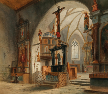Carl Graeb Justuskirche in Flums, Carl Graeb, 1883