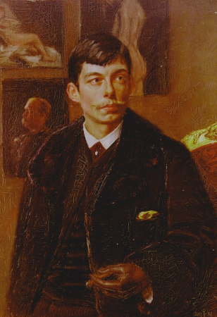 Portrait of Johan Peter Wildenrath., August Jerndorff, between 1881 and 1904