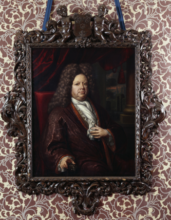 Portrait of Onno Tamminga Alberda (1669-1743), Hermannus Collenius, between 1700 and 1724