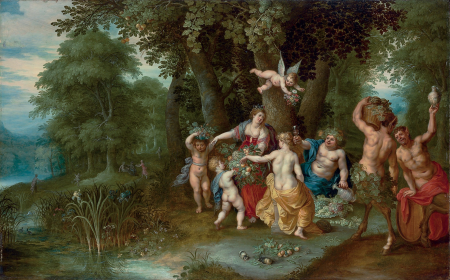 Bacchus, Venus and Ceres, an allegory of Autumn, Abraham Govaerts