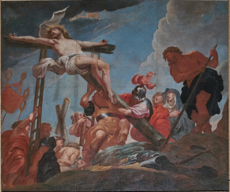 Raising of the Cross, Michael Angelo Immenraet, between 1673 and 1678