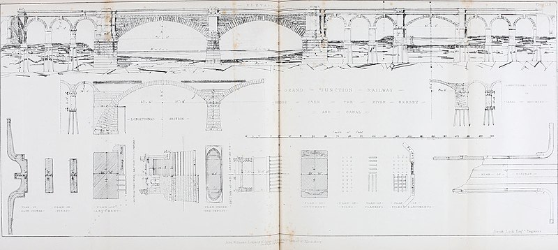 Railway practice. A collection of working plans and practical details of construction in the public works of the most celebrated engineers on the several railways, canals, and other public works (14571796809), Samuel Charles Brees, 1836