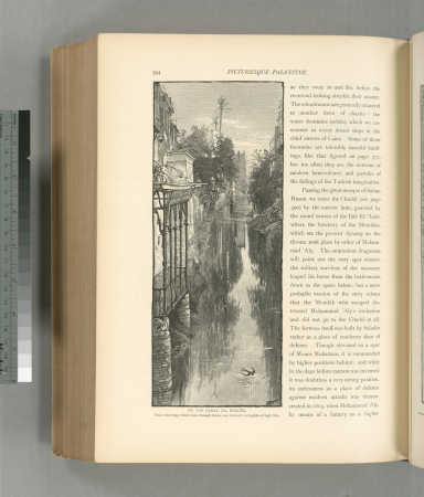 On the canal (El Khalîg). Ths water-way, which runs through Cairo, was formerly navigable at high Nile., 1881