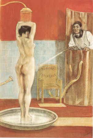 The Shower, Félicien Rops, between 1878 and 1881