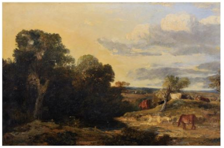 A View Near Norwich, with Cattle Grazing, George Vincent, undated: before 1832