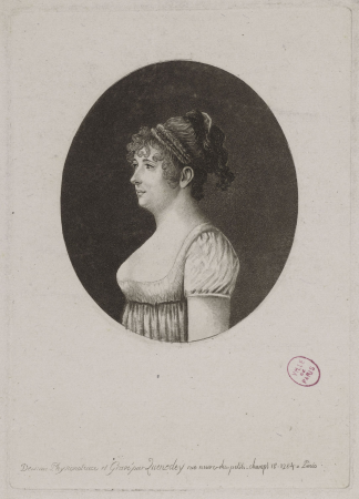 Portrait d'une femme, fin XVIIIème siècledébut XIXème siècle, G.20815-594, between 1799 and 1815