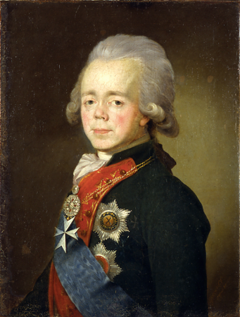 Paul I by P.I. Remezov after Voille (1799, GIM), 1799