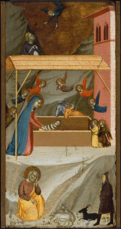 The Nativity and the Annunciation to the Shepherds, Bernardo Daddi, circa 1336