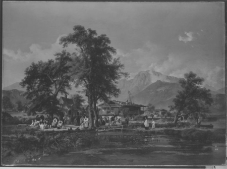 Preparation for the Procession, Karl Ludwig Seeger, circa 1853