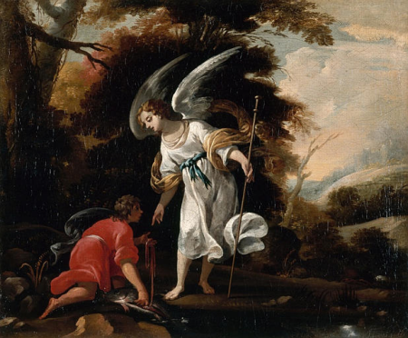 Vouet - entourage - Tobie et l'ange, 07430005210, Simon Vouet