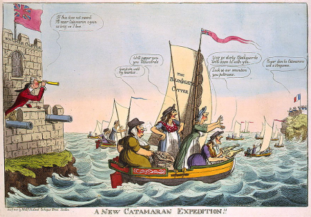 Isaac Cruikshank - A New Catamaran Expedition!!! (1805), Isaac Cruikshank, 1805