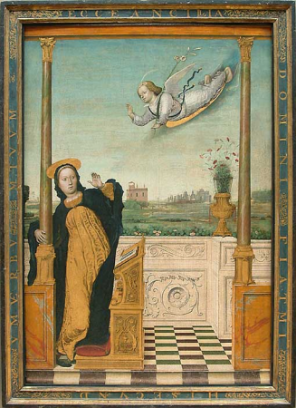 Annunciation Triptych, Carlo Braccesco, between 1490 and 1500
