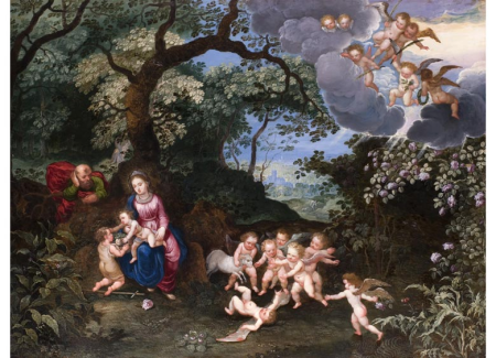 The Rest on the Flight into Egypt, Pieter van Avont, between 1620 and 1652