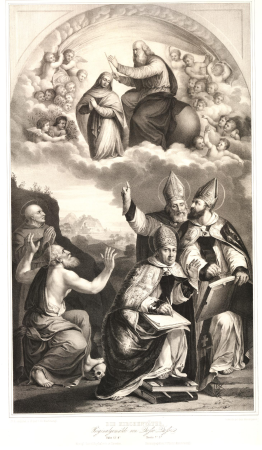 Kirchenväter, Franz Hanfstaengl, between 1835 and 1840