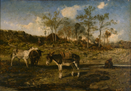 Donkeys, Giuseppe Palizzi, from 1870 until 1880