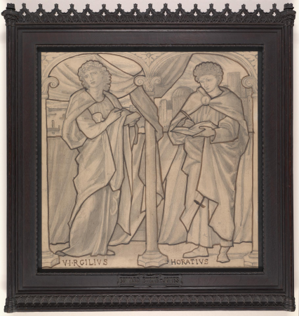 Preparatory Design for a Stained Glass Window, Virgil and Horace, Edward Burne-Jones
