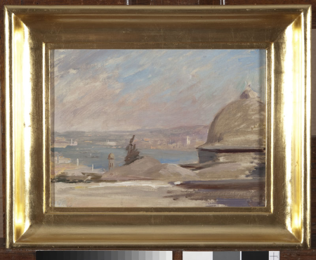 View of the port. From the journey to Constantinople, Jan Ciągliński, 1893