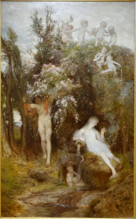 "Spring of Love (Source of Spring)", Arnold Böcklin, 1868