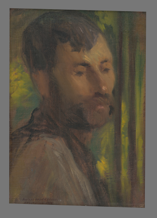 Hlava robotníka, Elemír Halász-Hradil, 1899