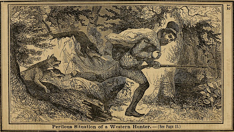 The Crockett almanac - containing sprees and scrapes in the West; life and manners in the backwoods, and exploits and adventures on the praries (1842) (14596456800)
