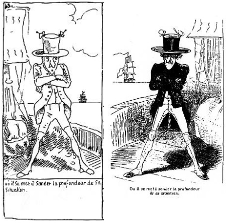 Cryptogame comparaison Töpffer et Cham, Amédée de Noé