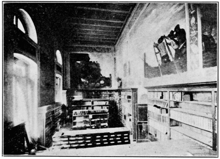 PSM V77 D227 View of the library facing west, 1910